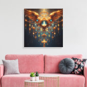 Katholischer Kronleuchter Leinwanddruck (Insitu (Wohnzimmer))