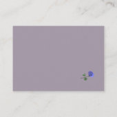 Katholischer Mistral Mauve und Green Response Card Begleitkarte (Rückseite)