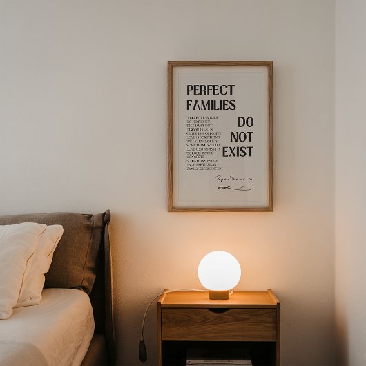 Katholischer Papst Franziskus Zitat Print Poster