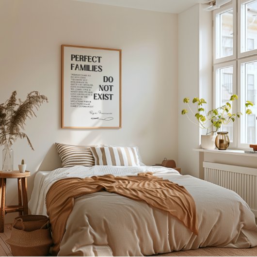 Katholischer Papst Franziskus Zitat Print Poster