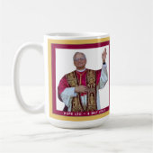 Katholischer Papst Leo Kaffeetasse (Links)