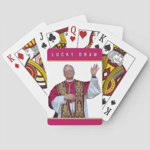 Katholischer Papst Leo Spielkarten