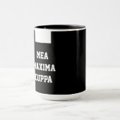 Katholischer Priester Black Clergy Collar Religiös Tasse (Zentrum)