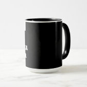 Katholischer Priester Black Clergy Collar Religiös Tasse (VorderseiteRechts)