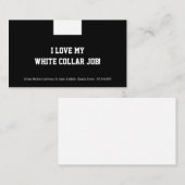 Katholischer Priester Black Clergy Collar Religiös Visitenkarte (Vorne/Hinten)