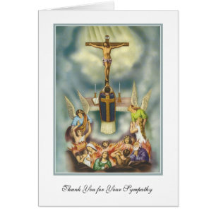 Katholischer Priester hält die Heilige Messe Beile