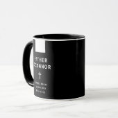 Katholischer Priester Hebräer 5:1 Berufung Design Tasse (Vorderseite Links)
