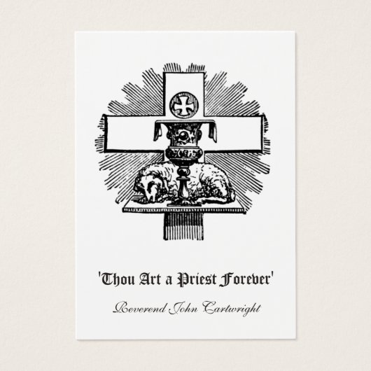 KATHOLISCHER PRIESTER JAHRESORDINIERUNG HOLY CARDS (Vorderseite)