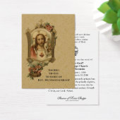 Katholischer Priester Jesus Beerdigung Gedenkkarte (Schreibtisch)