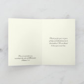 Katholischer Priester-Jubiläumsordinator Deacon Karte (Innenseite)