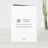 Katholischer Priester Jungfrau Bläserin Maria Reli Karte (Rückseite)