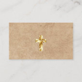 Katholischer Priester Kirche Glaube Christlich JA  Visitenkarte (Rückseite)