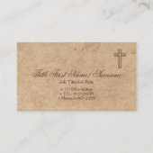 Katholischer Priester Kirche Glaube Christlich JA  Visitenkarte (Vorderseite)