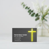 Katholischer Priester Kirche Glaube Kontakt Visitenkarte (Stehend Vorderseite)