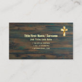 Katholischer Priester Kirche Kontakt Clergy Christ Visitenkarte (Vorderseite)