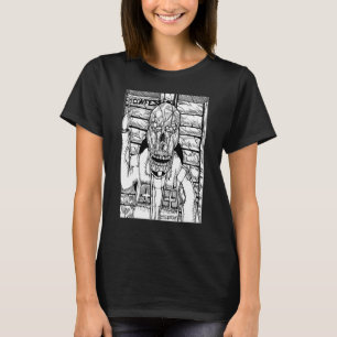 katholischer Priester Schädel wartet auf die beide T-Shirt