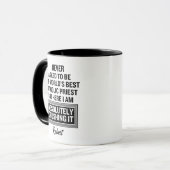 Katholischer Priester Tasse (Vorderseite Links)