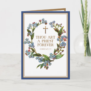 Katholischer Priester Weihe-Jubiläum  Karte
