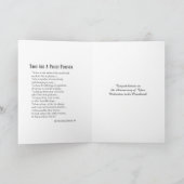 Katholischer Priester zum Jubiläum Ordinarius Cruc Karte (Innenseite)