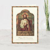Katholischer Priester zum Jubiläum Ordination Deac Karte (Vorderseite)