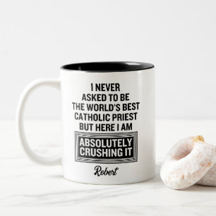 Katholischer Priester Zweifarbige Tasse