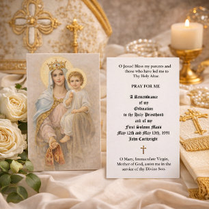 KATHOLISCHER PRIESTERWEIHE-JUBILÄUMS-GRUßKARTEN