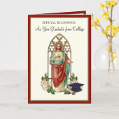 Katholischer religiöser Abschluss Rose des Heilige Karte (Gelbe Blume)