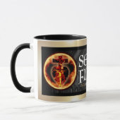 Katholischer religiöser Sensus Fidelium Crucifix Tasse (Links)