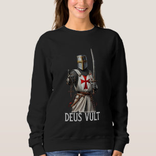 Katholischer Ritter Templer Latein Kreuzfahrer 6 Sweatshirt