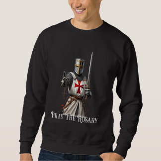 Katholischer Ritter Templer Latein Kreuzfahrer Sweatshirt