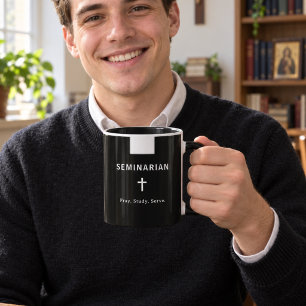 Katholischer Seminarist Bete Studieren Dienen  Tasse