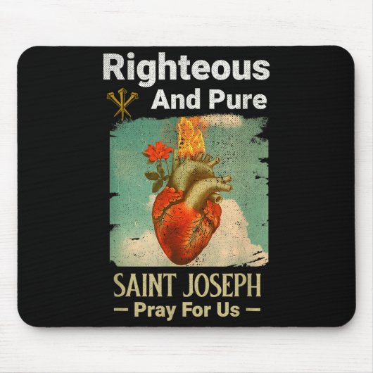 Katholischer St. Josef, Schutzpatron der Väter, be Mousepad (Vorne)