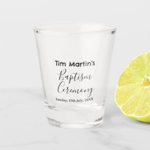 Katholischer Taufzeremoniename Datum einfach minim Schnapsglas