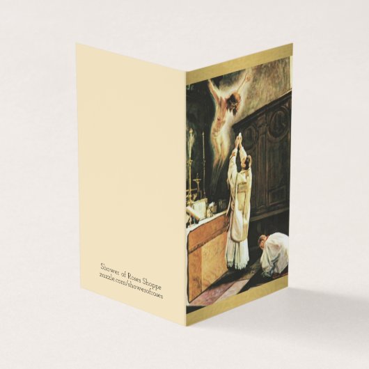 Katholischer Visitenkarten (Vorderseite)