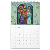 Katholischer Volkskunstkalender von Jen Norton Kalender (Jan 2027)