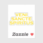 Katholischer Zitat - Vinyl-Aufkleber nach Maß Aufkleber (Blatt)