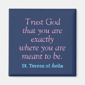 Katholischer Zitatmagnet Magnet (Vorne)