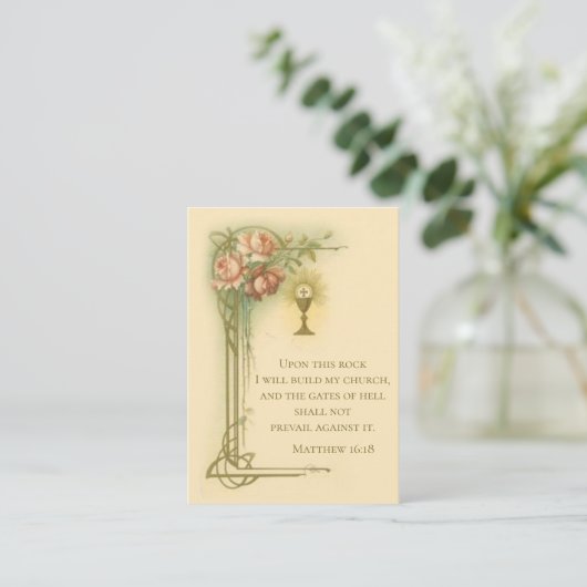 Katholisches AUTODAFE GEBET heilige Karten (Stehend Vorderseite)