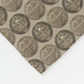 Katholisches Babydeckchen Saint Benedict Fleecedecke (Ecke)