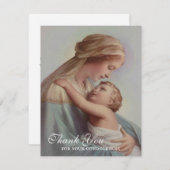 Katholisches Begräbnis- Beileids-heilige Karte (Vorne/Hinten)