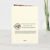 Katholisches Beileid Beileid Maria Jesus Karte (Rückseite)