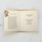 Katholisches Beileid Condolence Husband Karte (Innenseite)