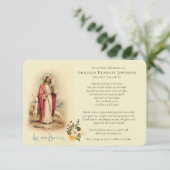 Katholisches Beileid Guten Hirten Danke Karte (Stehend Vorderseite)