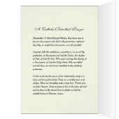 Katholisches Betrothal Glückwunschkarte (Innen (Links))