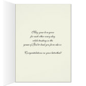 Katholisches Betrothal Glückwunschkarte (Innen (Rechts))