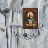 Katholisches Button St. Ignatius von Loyola (Insitu)
