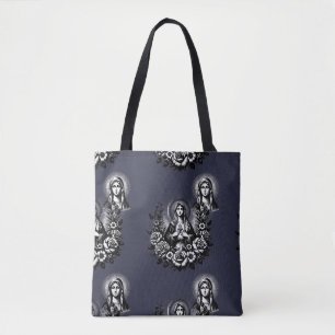 Katholisches Christliches Reich tiefes Navy-Tuch m Tasche