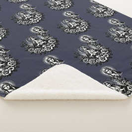 Katholisches christliches tiefes Charcoal mit heil Sherpadecke