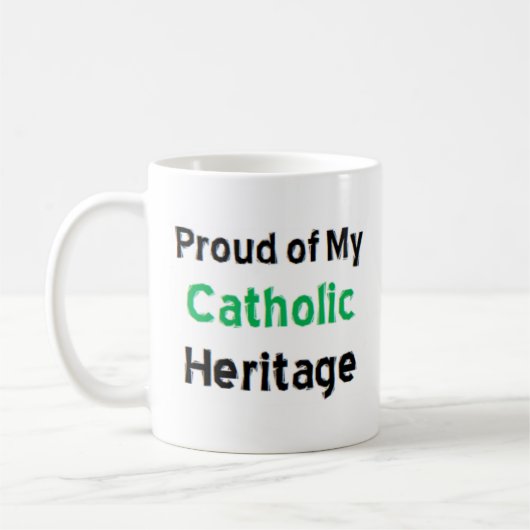 katholisches Erbe Kaffeetasse (Links)