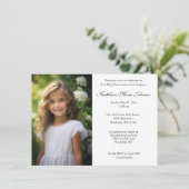 Katholisches Foto der ersten kommunistischen Schri Einladung (Stehend Vorderseite)